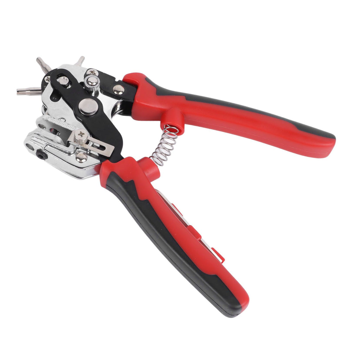 Leather Hole Puncher Punch Plier for Belts Watch Bands Handbag Straps Fabric DIY Home Craft Projects Multi Hole Sizes Make