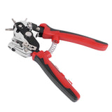 Leather Hole Puncher Punch Plier for Belts Watch Bands Handbag Straps Fabric DIY Home Craft Projects Multi Hole Sizes Make