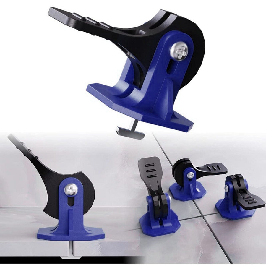 Tile Leveling System Kit 50pcs Reusable Tile Leveler with T Pin Tools for Wall Floor Tile Adjustment