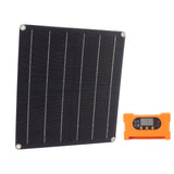 10A Smart Solar Panel Kit with Controller Battery Free Direct Drive Solar Panel Kit Monocrystalline Silicon 25W - Front View