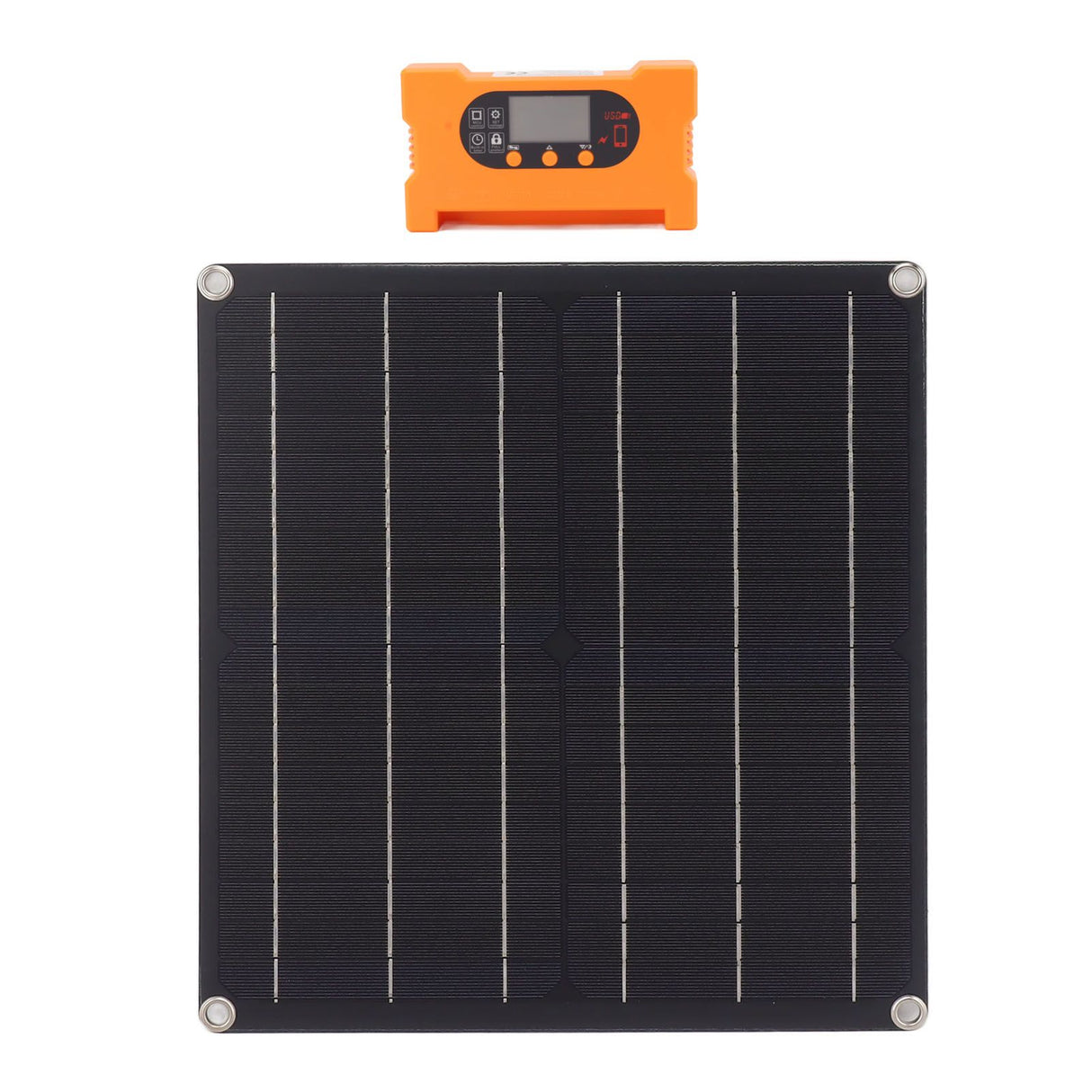 10A Smart Solar Panel Kit with Controller Battery Free Direct Drive Solar Panel Kit Monocrystalline Silicon 25W