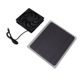 Solar Panel 5.5W Monocrystalline Silicon High Efficiency Intelligent Charging Portable Solar Panel Kit for Car Outdoor Camping - Rear View