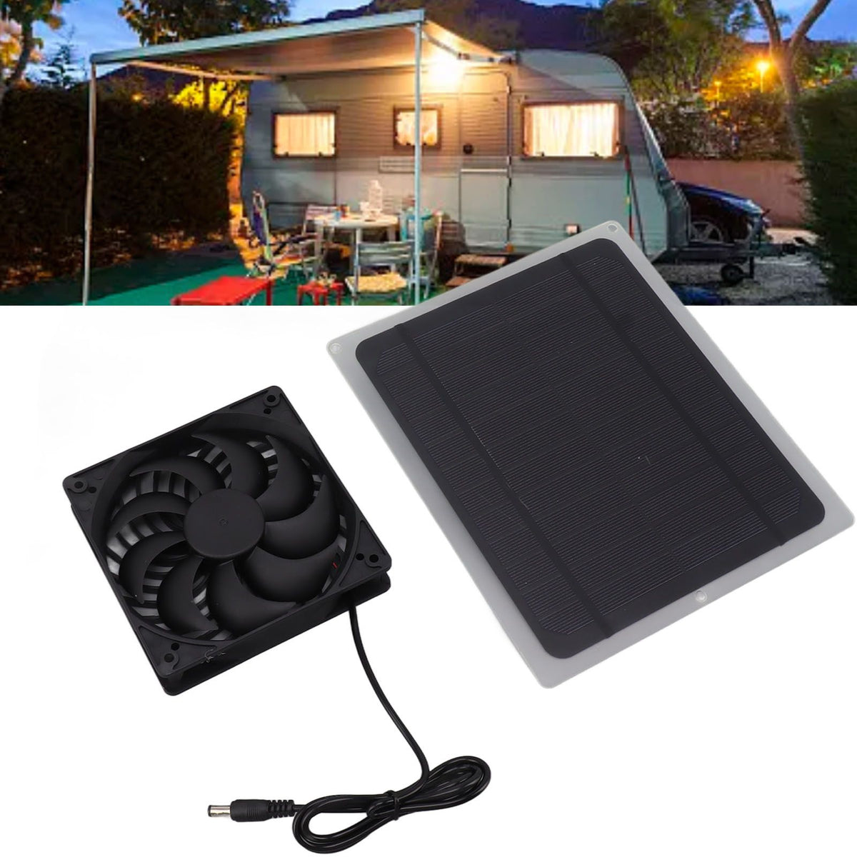 Solar Panel 5.5W Monocrystalline Silicon High Efficiency Intelligent Charging Portable Solar Panel Kit for Car Outdoor Camping