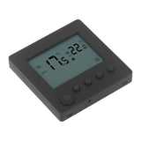 Digital Thermostat 4500W High Power Electric Floor Heating Temperature Control Thermostat for Office Mall AC 90V to 240V Black