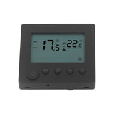 Digital Thermostat 4500W High Power Electric Floor Heating Temperature Control Thermostat for Office Mall AC 90V to 240V Black