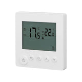 Digital Thermostat 4500W High Power Electric Floor Heating Temperature Control Thermostat for Office Mall AC 90V to 240V White - Side View
