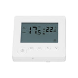 Digital Thermostat 4500W High Power Electric Floor Heating Temperature Control Thermostat for Office Mall AC 90V to 240V White