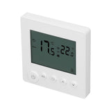 Digital Thermostat 4500W High Power Electric Floor Heating Temperature Control Thermostat for Office Mall AC 90V to 240V White - Close-Up Angle