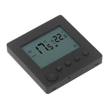 Smart Thermostat 4500W Button Control Water Heating Thermostat for Home Office Market Hotel AC90V to 240V Black