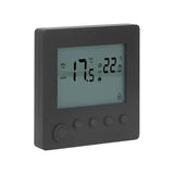 Smart Thermostat 4500W Button Control Water Heating Thermostat for Home Office Market Hotel AC90V to 240V Black - Extra Image