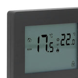 Smart Thermostat 4500W Button Control Water Heating Thermostat for Home Office Market Hotel AC90V to 240V Black