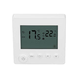 Smart Thermostat 4500W Button Control Water Heating Thermostat for Home Office Market Hotel AC90V to 240V White - Side View