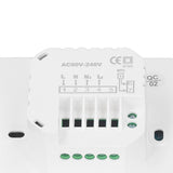 Smart Thermostat 4500W Button Control Water Heating Thermostat for Home Office Market Hotel AC90V to 240V White - Extra Image