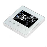 Digital Thermostat Screen Programmable Home Thermostat with 3 Meter Sensor Line for Electric Floor Heating Home Hotel Office AC90‑240V White Without WiFi - Rear View