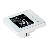 Digital Thermostat Screen Programmable Home Thermostat with 3 Meter Sensor Line for Electric Floor Heating Home Hotel Office AC90‑240V White Without WiFi - Extra Image