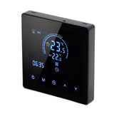 16A Digital Thermostat with LCD Display Programmable Thermostat Electric Heating Thermostat for Home Office Hotel AC 90V‑240V Black WiFi