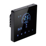 16A Digital Thermostat with LCD Display Programmable Thermostat Electric Heating Thermostat for Home Office Hotel AC 90V‑240V Black WiFi