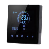 16A Digital Thermostat with LCD Display Programmable Thermostat Electric Heating Thermostat for Home Office Hotel AC 90V‑240V Black WiFi