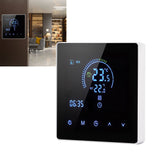 16A Digital Thermostat with LCD Display Programmable Thermostat Electric Heating Thermostat for Home Office Hotel AC 90V‑240V White Without WiFi - Extra Image