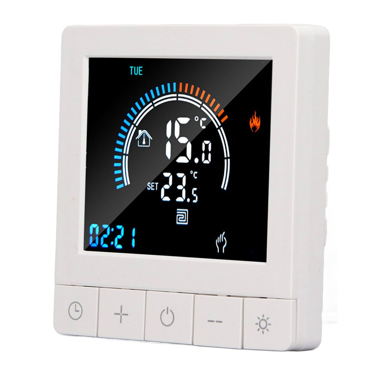Smart Thermostat Programmable LCD Precise Control Smart Water Heating Thermostat For Home Office Mall AC90V‑240V WiFi Model
