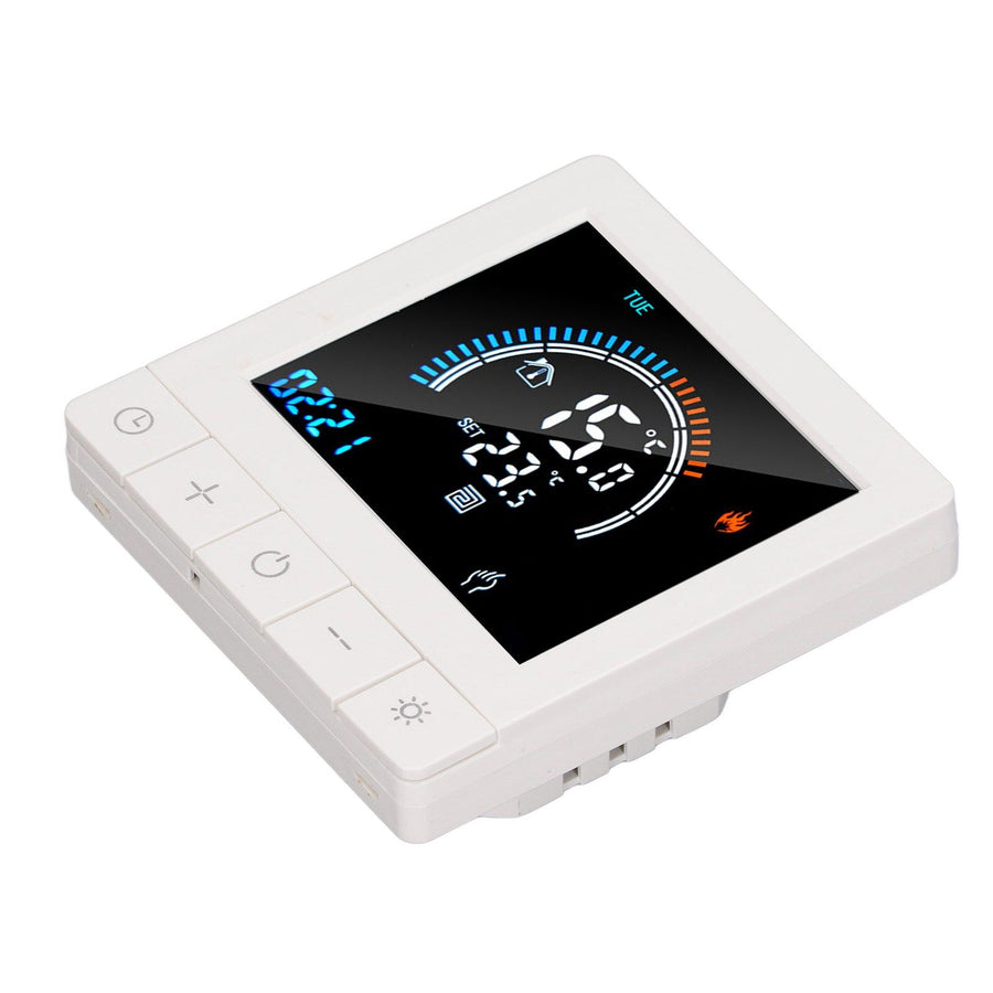 Smart Thermostat Programmable LCD Precise Control Smart Water Heating Thermostat For Home Office Mall AC90V‑240V WiFi Model