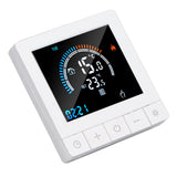 Smart Thermostat Programmable LCD Precise Control Smart Water Heating Thermostat For Home Office Mall AC90V‑240V WiFi Model - Low Angle