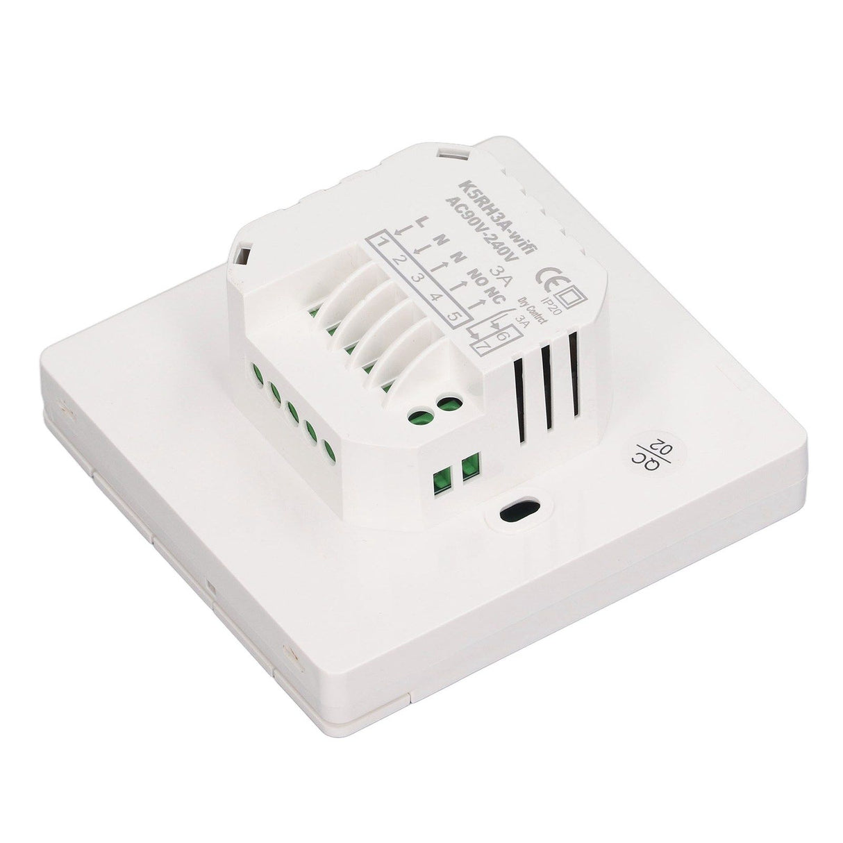 Smart Thermostat Programmable LCD Precise Control Smart Water Heating Thermostat For Home Office Mall AC90V‑240V WiFi Model