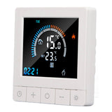 Programmable Smart Thermostat Electric Heating Smart Thermostat Digital LCD Display Temperature Controller for Home Hotels AC 90V‑240V 16A Regular Style