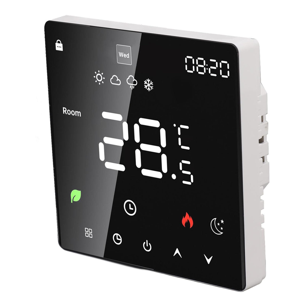 3A Digital Thermostat with LCD Display Smart Programmable Thermostat with Touchscreen Hydronic Boiler Thermostat AC 90V‑240V WiFi