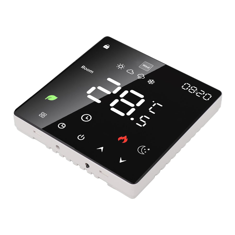 3A Digital Thermostat with LCD Display Smart Programmable Thermostat with Touchscreen Hydronic Boiler Thermostat AC 90V‑240V WiFi