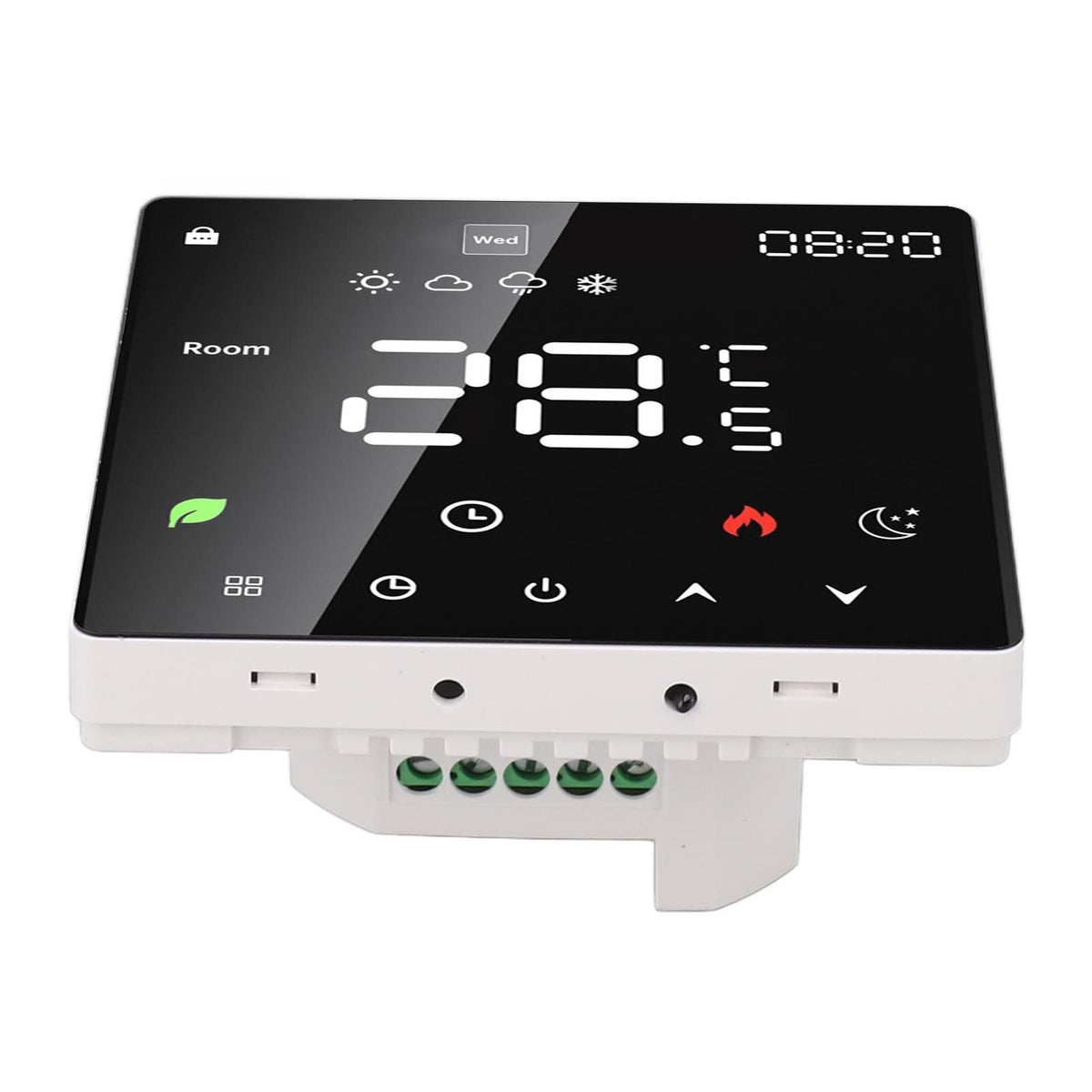 3A Digital Thermostat with LCD Display Smart Programmable Thermostat with Touchscreen Hydronic Boiler Thermostat AC 90V‑240V WiFi