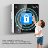 3A Digital Thermostat with LCD Display Smart Programmable Thermostat with Touchscreen Hydronic Boiler Thermostat AC 90V‑240V WiFi - Extra Image