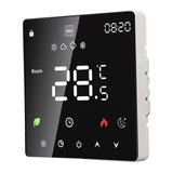 3A Digital Thermostat with LCD Display Smart Programmable Thermostat with Touchscreen Hydronic Boiler Thermostat AC 90V‑240V Without WiFi