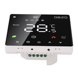 3A Digital Thermostat with LCD Display Smart Programmable Thermostat with Touchscreen Hydronic Boiler Thermostat AC 90V‑240V Without WiFi