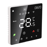 16A Smart Thermostat LCD Color Touchscreen PC Programmable Electric Heating Thermostat for Home Hotel Office AC 90 to 240V WiFi - Top-Down View