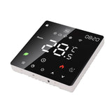16A Smart Thermostat LCD Color Touchscreen PC Programmable Electric Heating Thermostat for Home Hotel Office AC 90 to 240V WiFi - Close-Up Angle