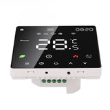 16A Smart Thermostat LCD Color Touchscreen PC Programmable Electric Heating Thermostat for Home Hotel Office AC 90 to 240V Without WiFi