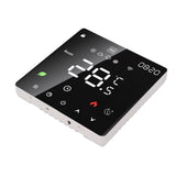 16A Smart Thermostat LCD Color Touchscreen PC Programmable Electric Heating Thermostat for Home Hotel Office AC 90 to 240V Without WiFi