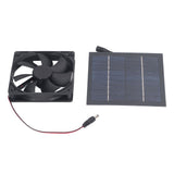 Solar Panel Fan Kit 20W IP65 Waterproof for Outside Small Chicken Coops Greenhouses Sheds Pet Houses Window Exhaust