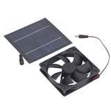 Solar Panel Fan Kit 20W IP65 Waterproof for Outside Small Chicken Coops Greenhouses Sheds Pet Houses Window Exhaust