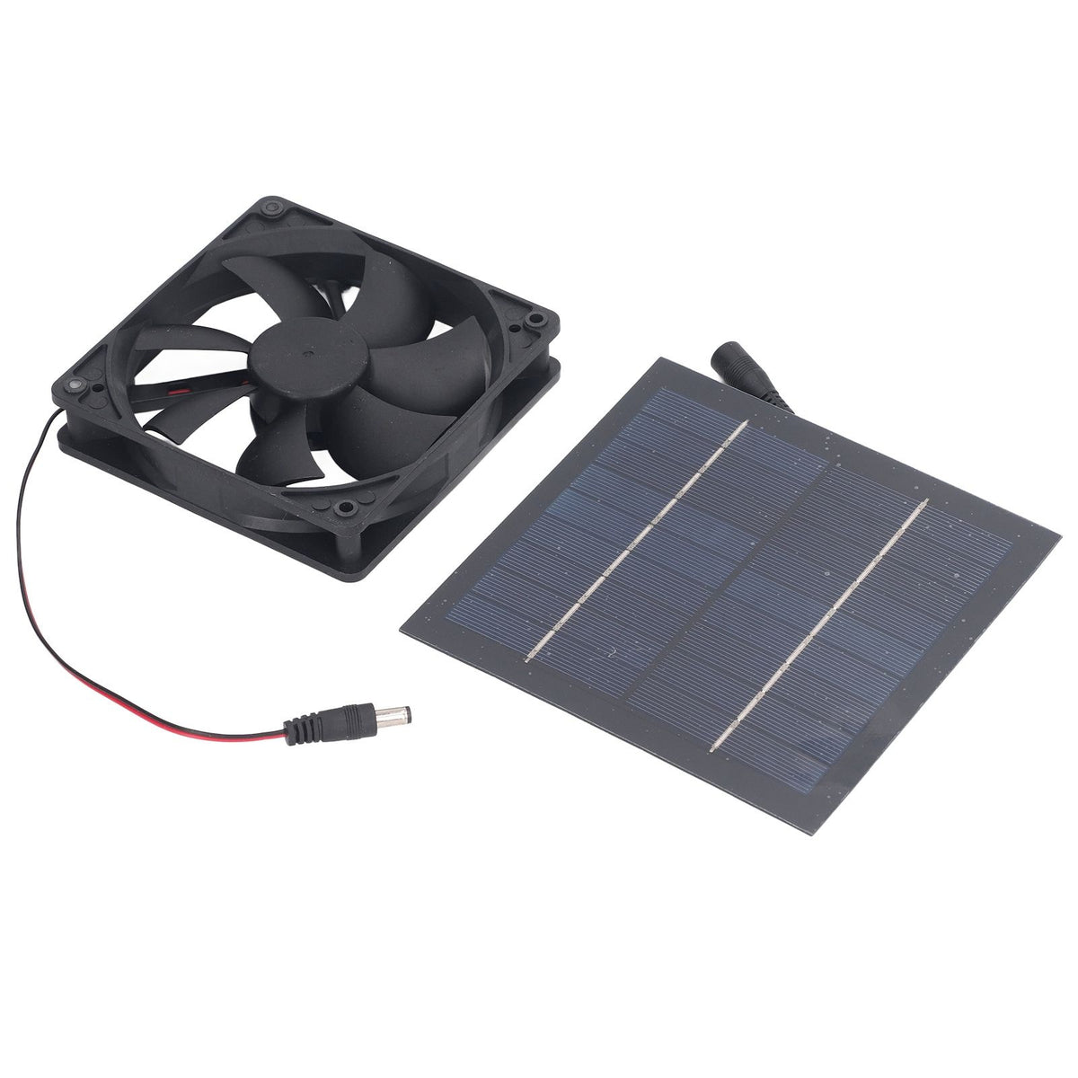 Solar Panel Fan Kit 20W IP65 Waterproof for Outside Small Chicken Coops Greenhouses Sheds Pet Houses Window Exhaust