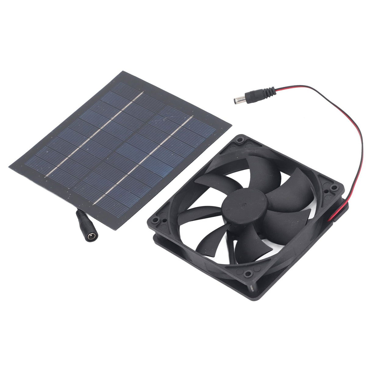 Solar Panel Fan Kit 20W IP65 Waterproof for Outside Small Chicken Coops Greenhouses Sheds Pet Houses Window Exhaust
