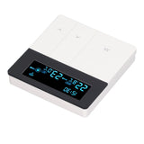 3A Smart Thermostat LCD Color Screen High Accuracy Programmable Thermostat Water Heating Boiler Heating for Home Shopping Mall AC90‑240V White Without WiFi