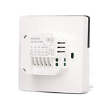 3A Smart Thermostat LCD Color Screen High Accuracy Programmable Thermostat Water Heating Boiler Heating for Home Shopping Mall AC90‑240V White Without WiFi