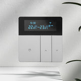 16A Smart Color Thermostat Programmable Smart Electric Heating Thermostat for Home Offices Shopping Malls Hotels AC 90V‑240V Gray WiFi Style - Extra Image