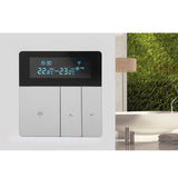 16A Smart Color Thermostat Programmable Smart Electric Heating Thermostat for Home Offices Shopping Malls Hotels AC 90V‑240V Gray WiFi Style - Extra Image