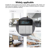 16A Smart Color Thermostat Programmable Smart Electric Heating Thermostat for Home Offices Shopping Malls Hotels AC 90V‑240V Gray WiFi Style - Extra Image