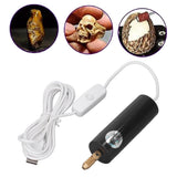 Electric Mini Hand Drill Set Mini Hand Drill with Drill Bits Hexagonal Wrench for Arts Crafts DIY Jewelry Pendant Making