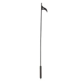 Fire Pit Poker Steel 40 Inch Long Removable Outdoor Fire Poker for Fireplace Campfire Wood Stove and Indoor Use - Rear View