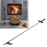 40in Fire Poker Fireplace Poker Rustproof Solid Steel Fire Pit Poker for Fireplace Camping Wood Stove Indoor Outdoor - Extra Image
